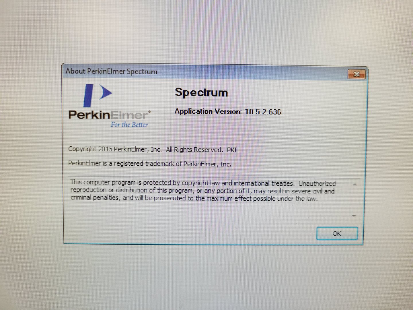 Image of Perkin Elmer Spectrum 100 FT-IR Spectrophotometer Lab