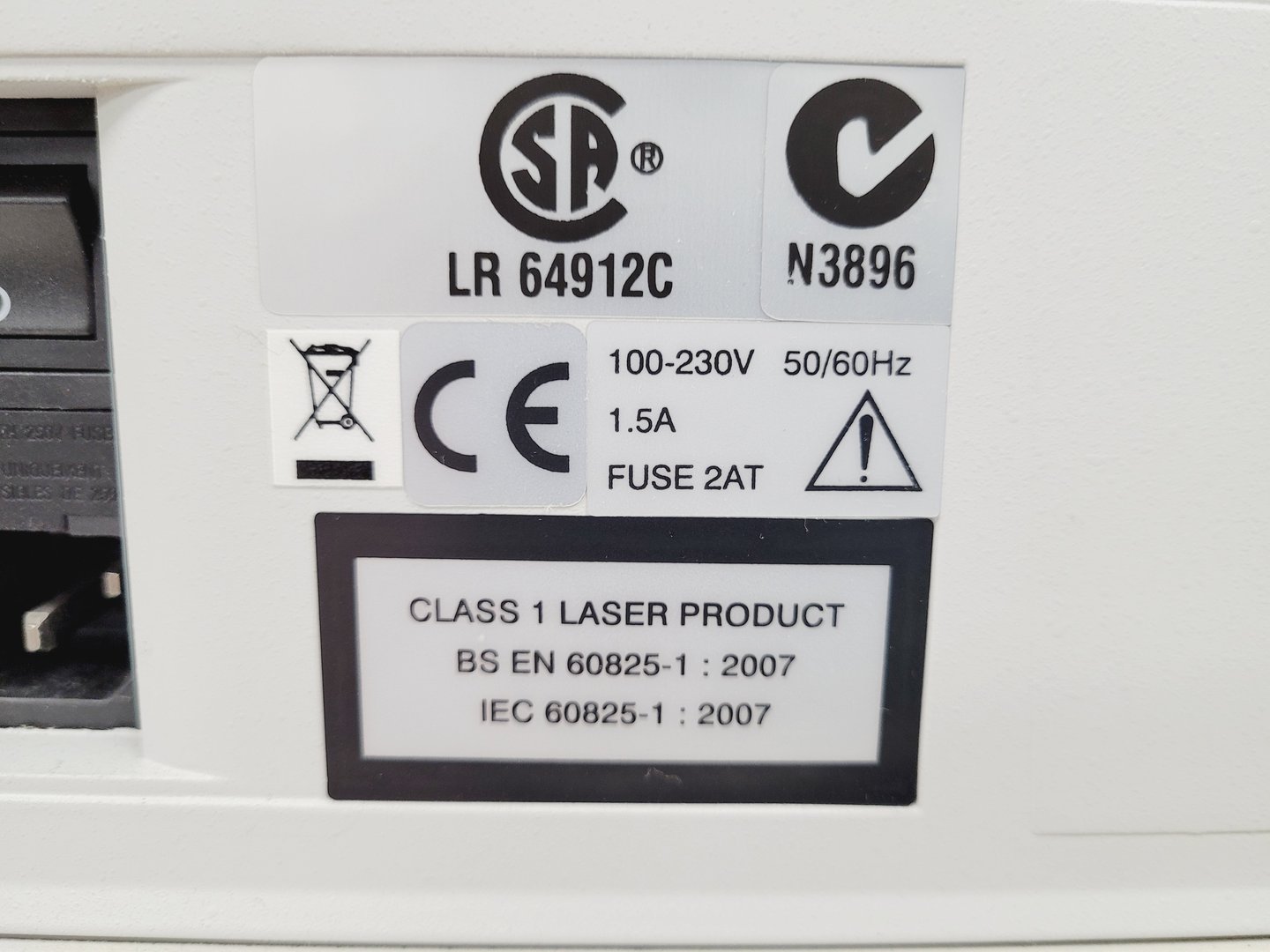 Image of Perkin Elmer Spectrum 100 FT-IR Spectrophotometer Lab