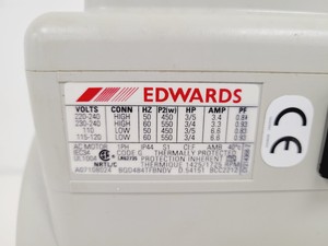 Thumbnail image of Edwards 12 RV12 Rotary Vane Vacuum Pump