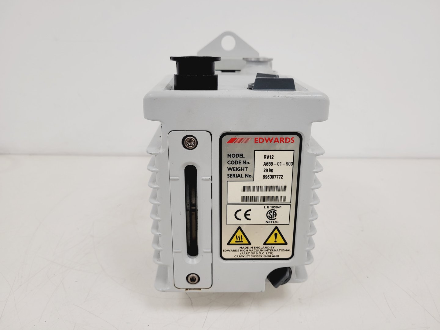Image of Edwards 12 RV12 Rotary Vane Vacuum Pump