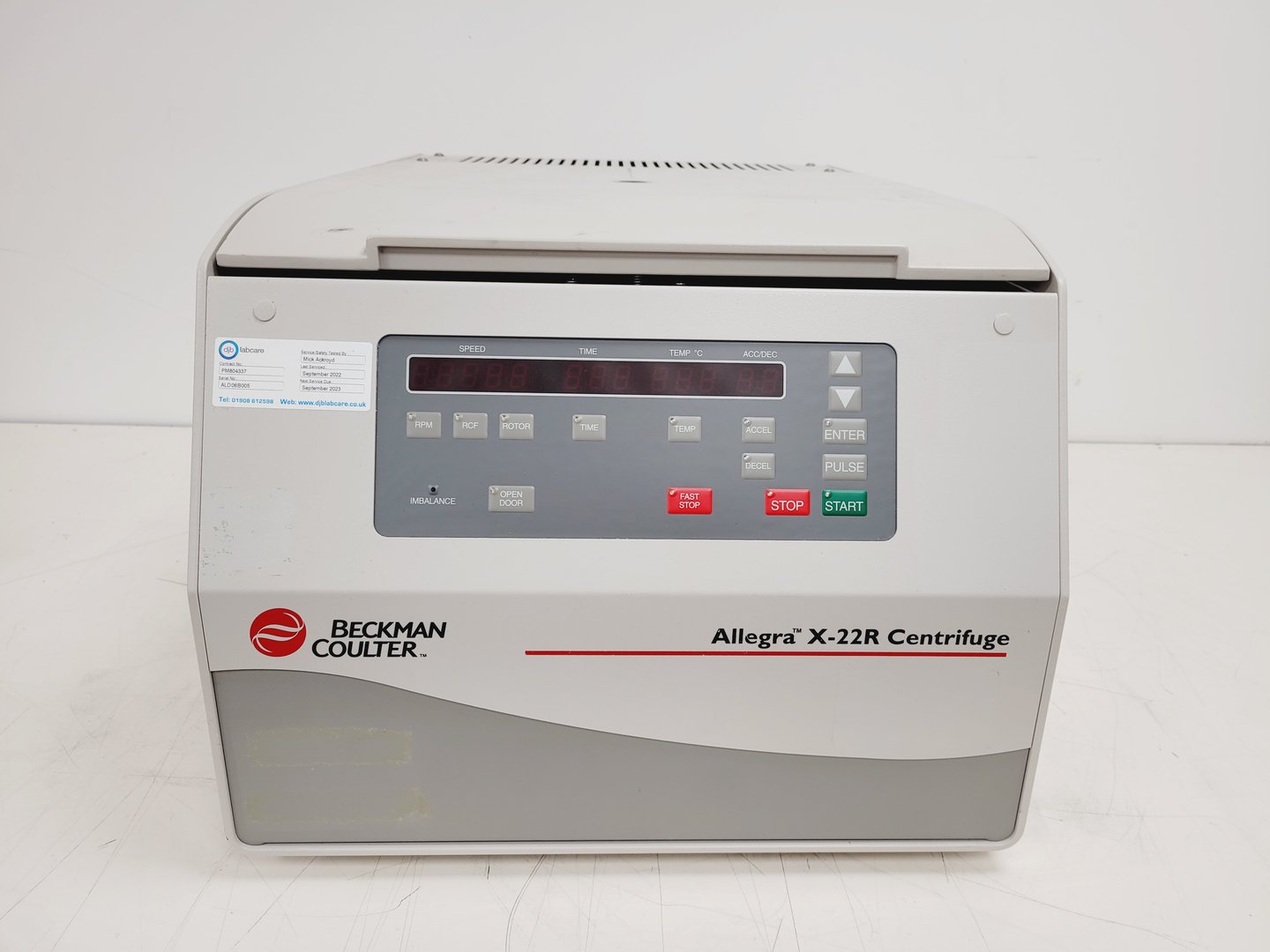 Image of Beckman Coulter Allegra X-22R Centrifuge with SX4250 &  FX301.5 Rotors Lab