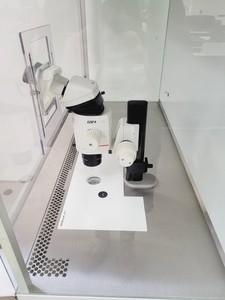 Thumbnail image of  Leica MZ95 Microscope System & K Systems IVF Workstation  L224 LAF Lab