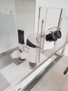 Thumbnail image of  Leica MZ95 Microscope System & K Systems IVF Workstation  L224 LAF Lab