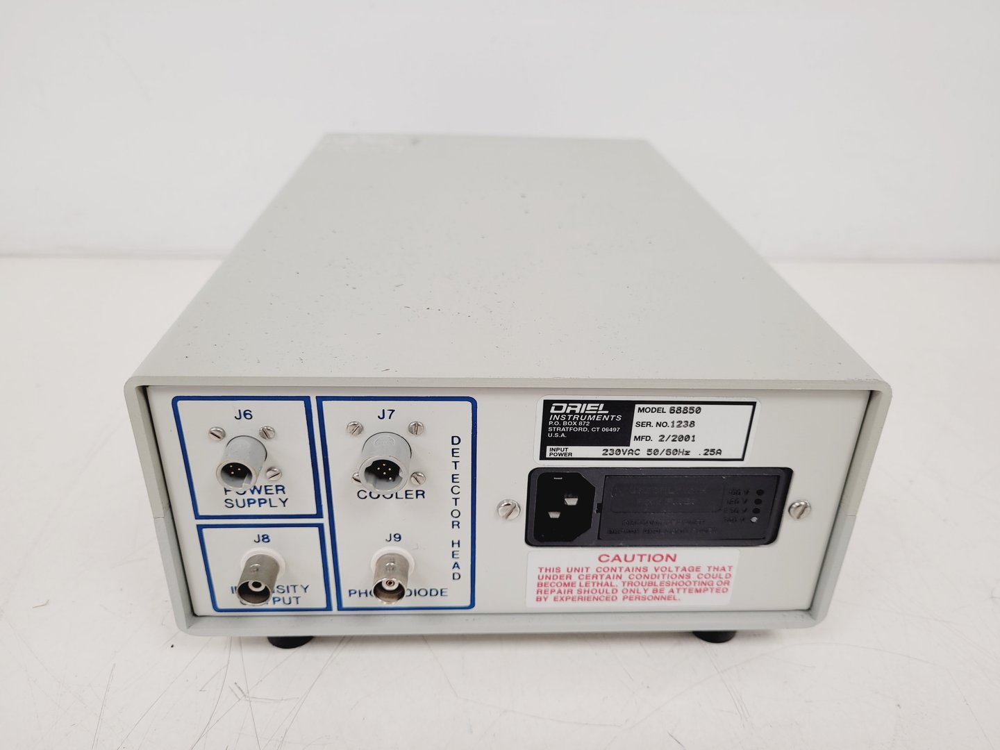 Image of Oriel Universal Arc Lamp Housing w/ Light Intensity Controller/Shutter Control