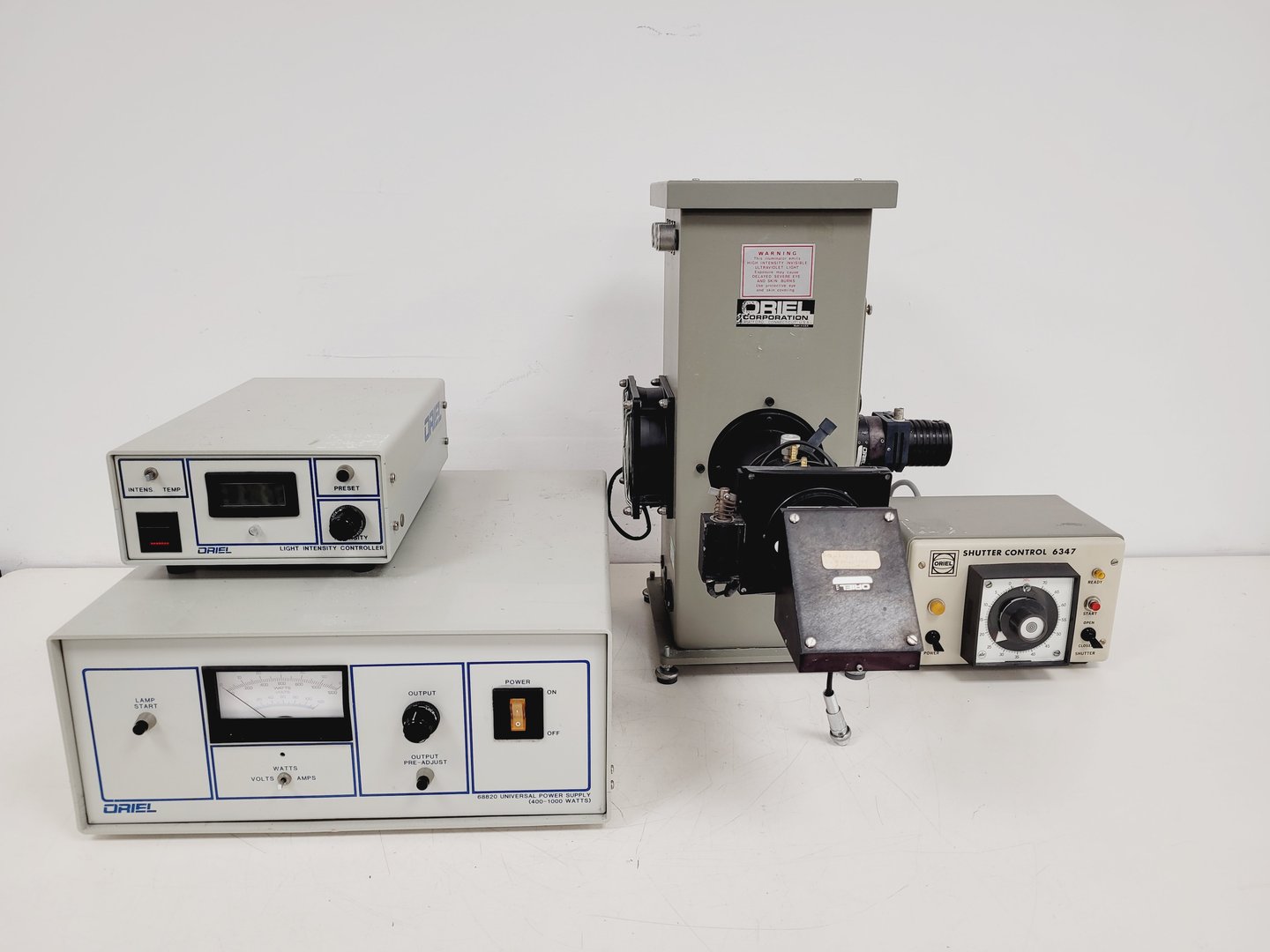 Image of Oriel Universal Arc Lamp Housing w/ Light Intensity Controller/Shutter Control