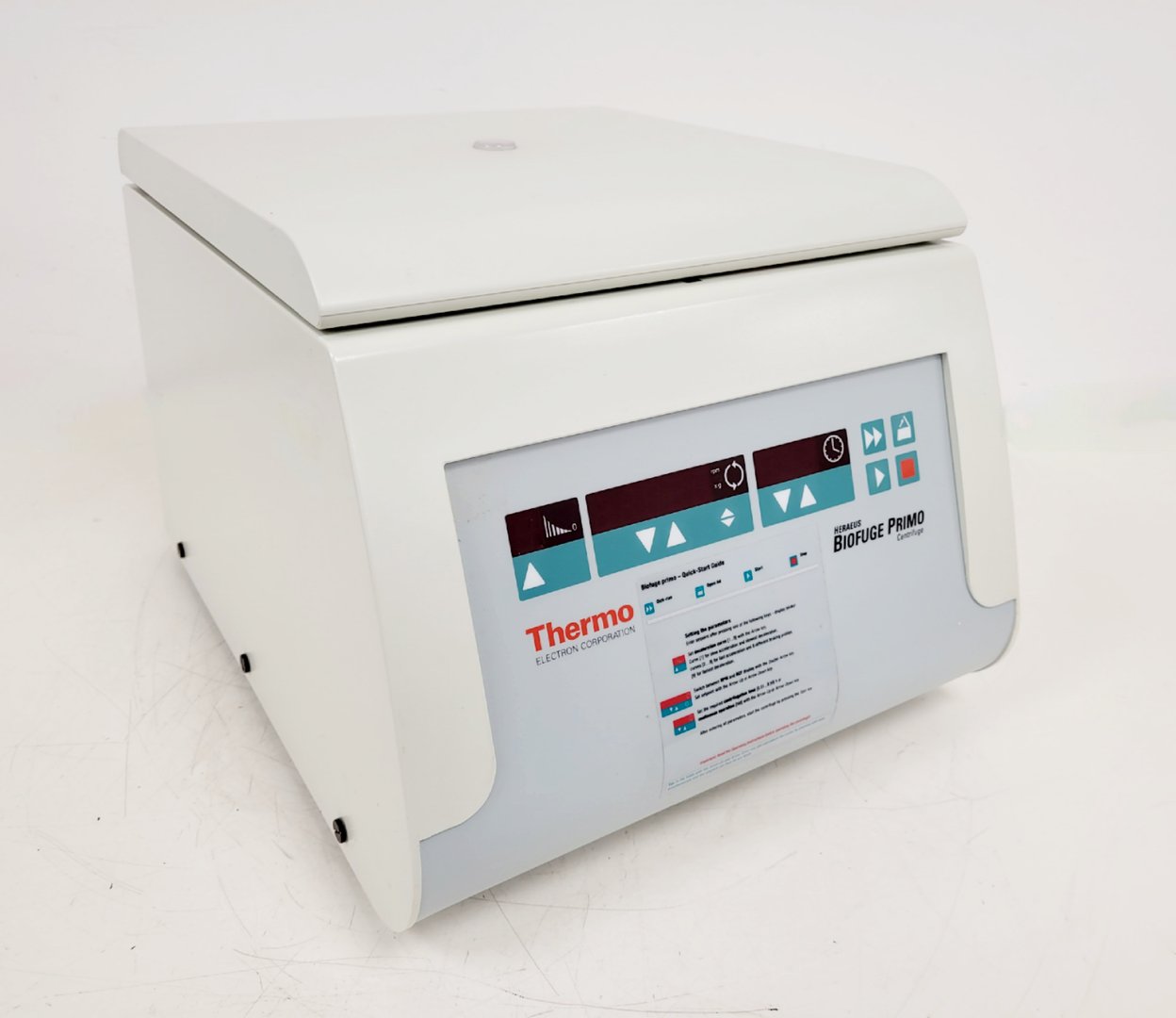 Image of Thermo Electron Heraeus Biofuge Primo Benchtop Laboratory Centrifuge Lab
