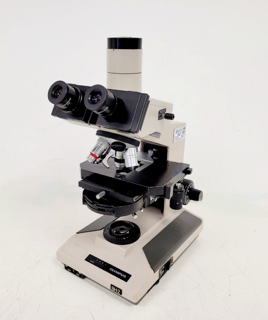 Image of Olympus BH-2 Compound Microscope with 4 x Objectives SPlan, E A10 Lab