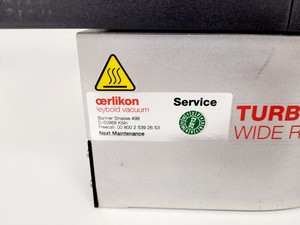 Thumbnail image of Leybold OERLIKON TURBOVAC WIDE RANGE Turbo Pump Type TW 690MS 800052V0001 Lab