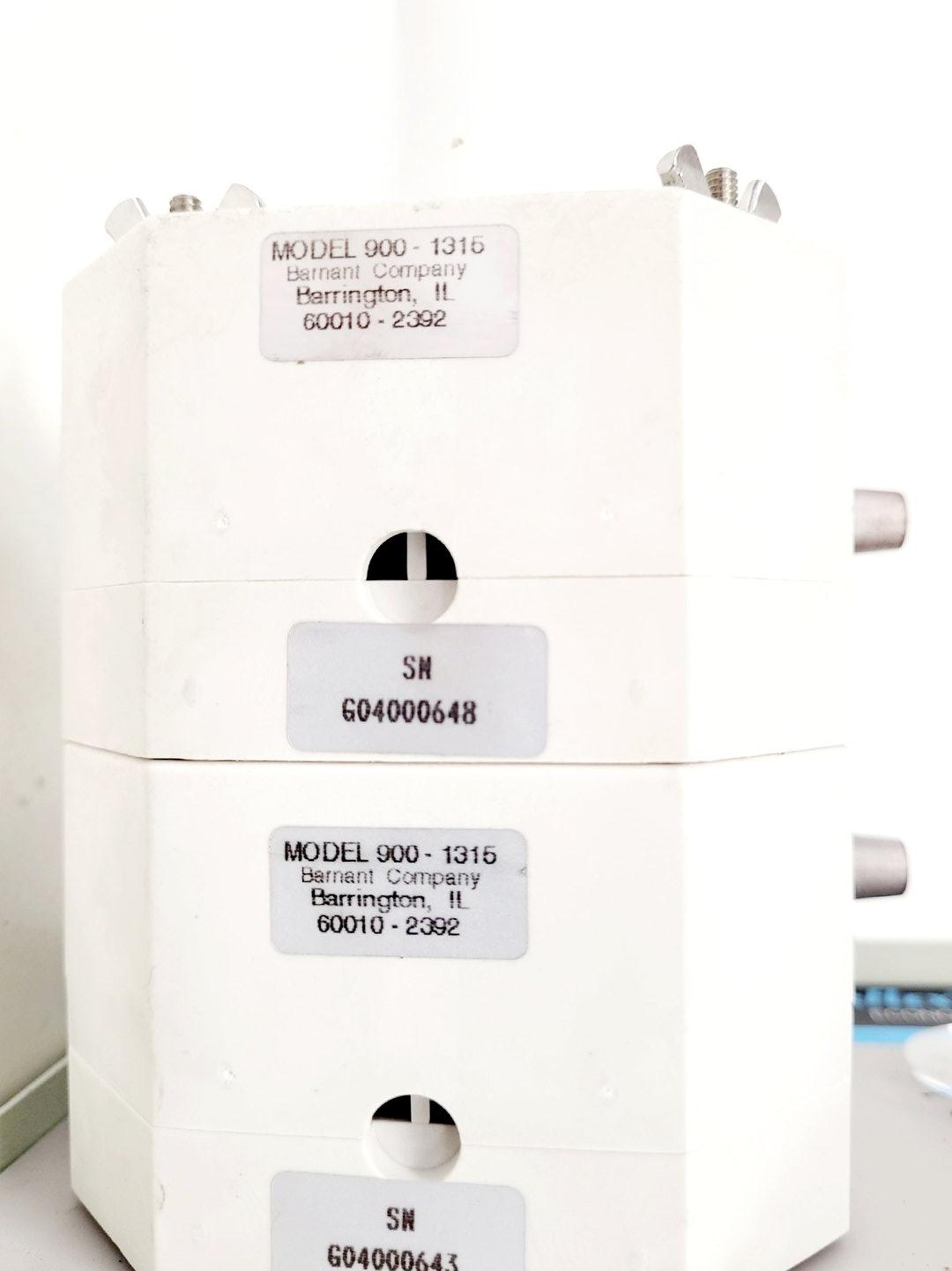 Image of Cole Parmer Masterflex L/S 900-1482 Peristaltic Pump w/ Easy Load Pumpheads Lab