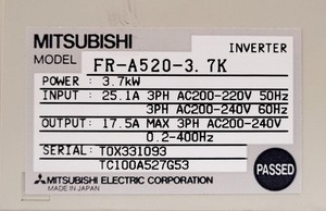 Thumbnail image of Mitsubishi Freqrol - A500 Inverter Lab