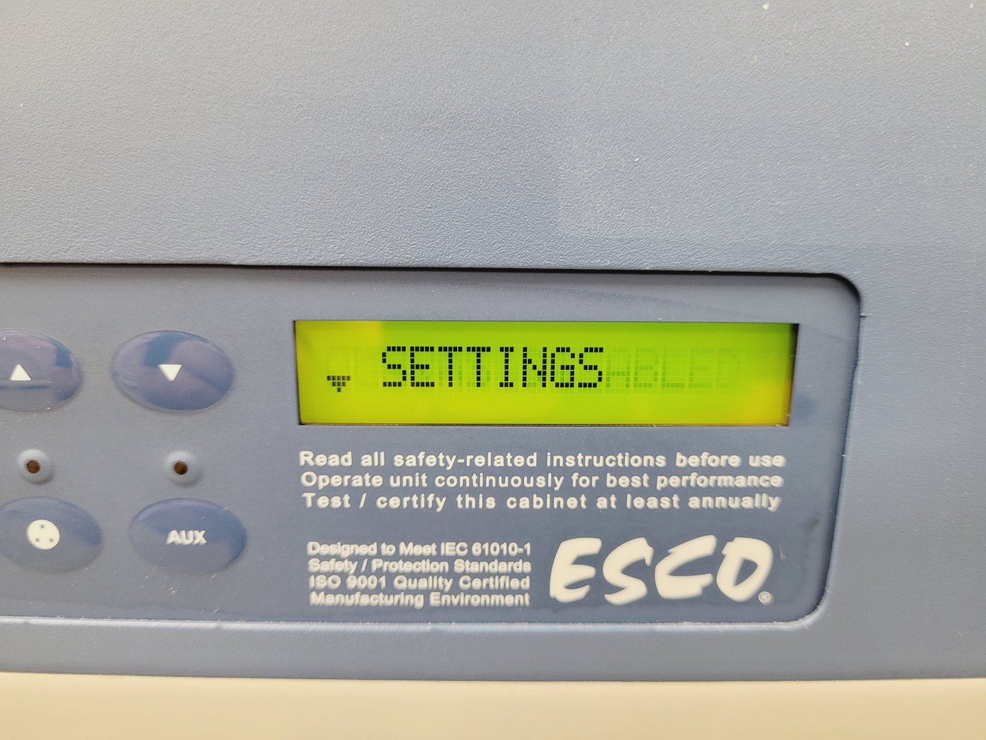 Image of Esco Laboratory Fume Hood SPD-3A1 Lab