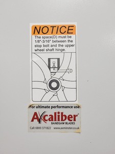 Thumbnail image of Axminster AP5300T/2 Bandsaw Band Saw 501218 Spares/Repairs