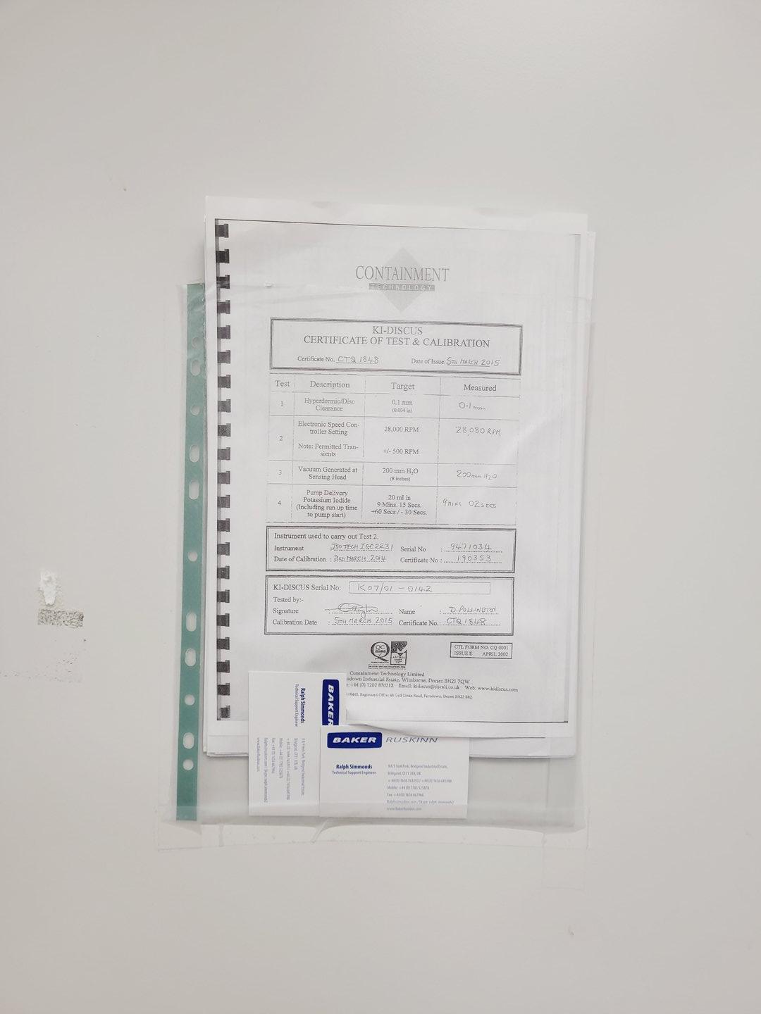 Image of Beckman Coulter MoFlo Astrios EQS Flow Cytometer System & Sterilgard Cabinet Lab