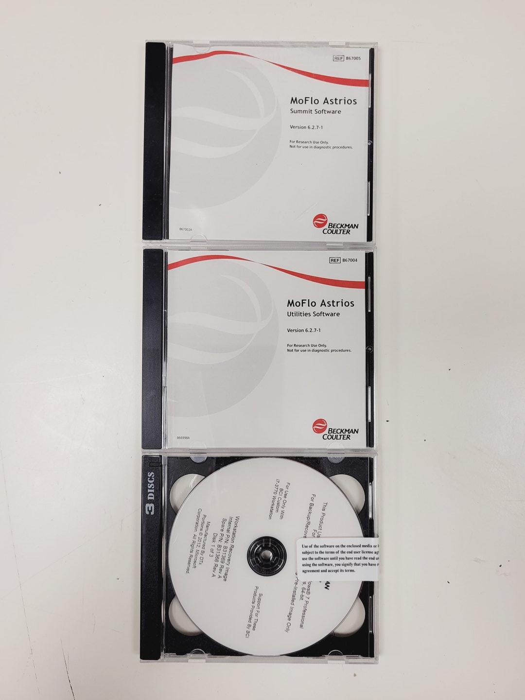 Image of Beckman Coulter MoFlo Astrios EQS Flow Cytometer System & Sterilgard Cabinet Lab