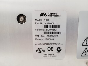 Thumbnail image of Applied Biosystems Abi Prism Model 7000 PCR Sequence Detection System Lab