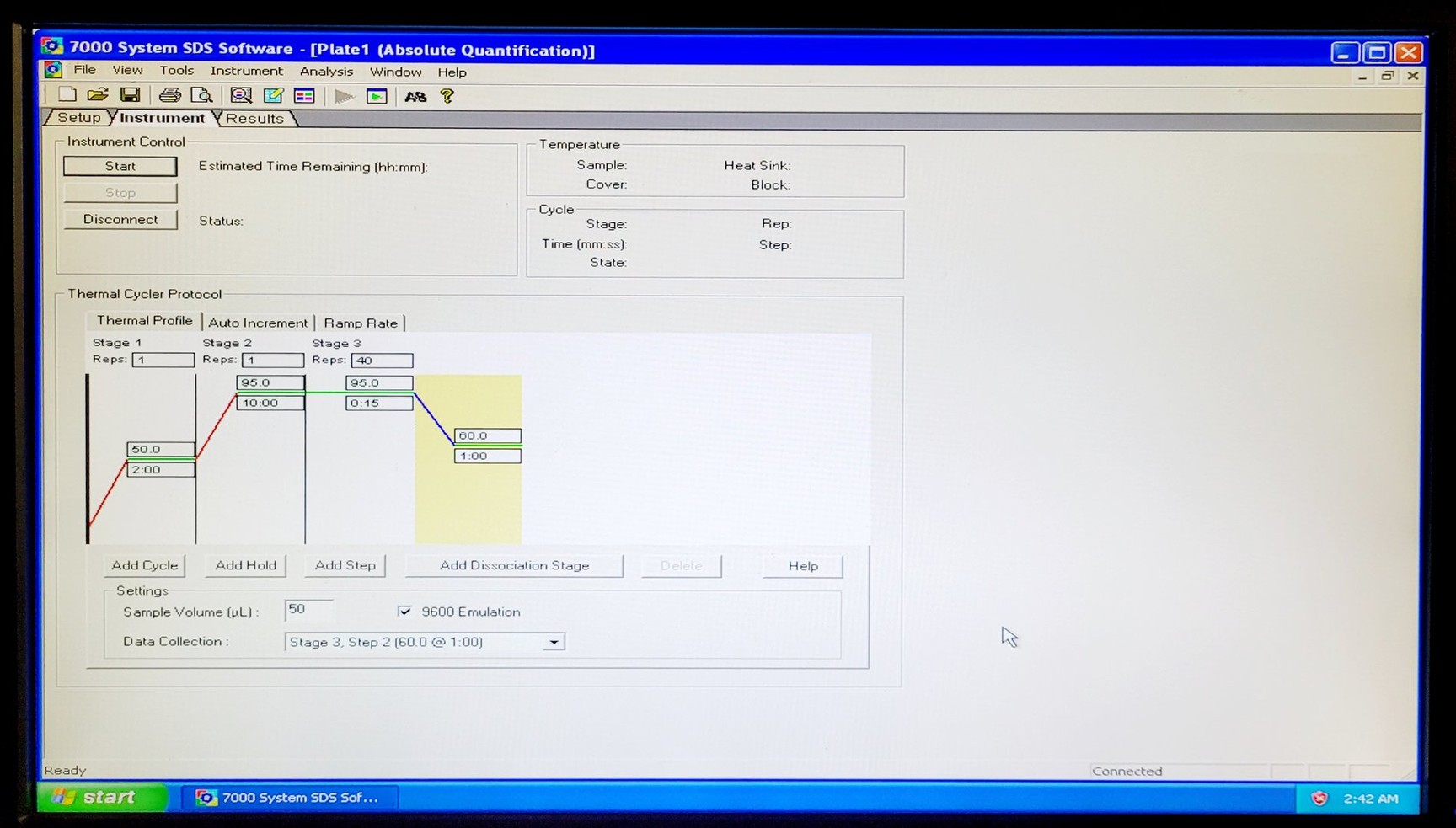 Image of Applied Biosystems Abi Prism Model 7000 PCR Sequence Detection System Lab