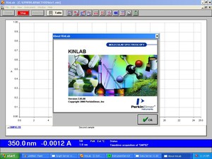 Thumbnail image of Perkin Elmer Lambda 35 UV/VIS Spectrophotometer System w/ PC & Software