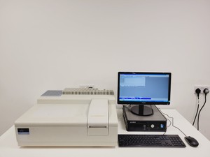 Thumbnail image of Perkin Elmer Model Lambda 35 UV/VIS Spectrophotometer System w/ PC & Software