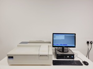 Thumbnail image of Perkin Elmer Model Lambda 35 UV/VIS Spectrophotometer System w/ PC & Software