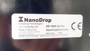 Thumbnail image of Thermo Scientific NanoDrop 1000 Spectrophotometer Lab Spares/Repairs