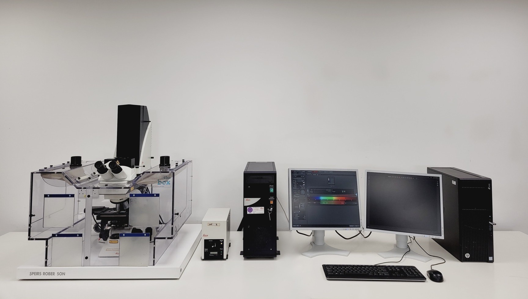 Image of Leica DM2500 Confocal Microscope System w/ Application Suite X Software Lab