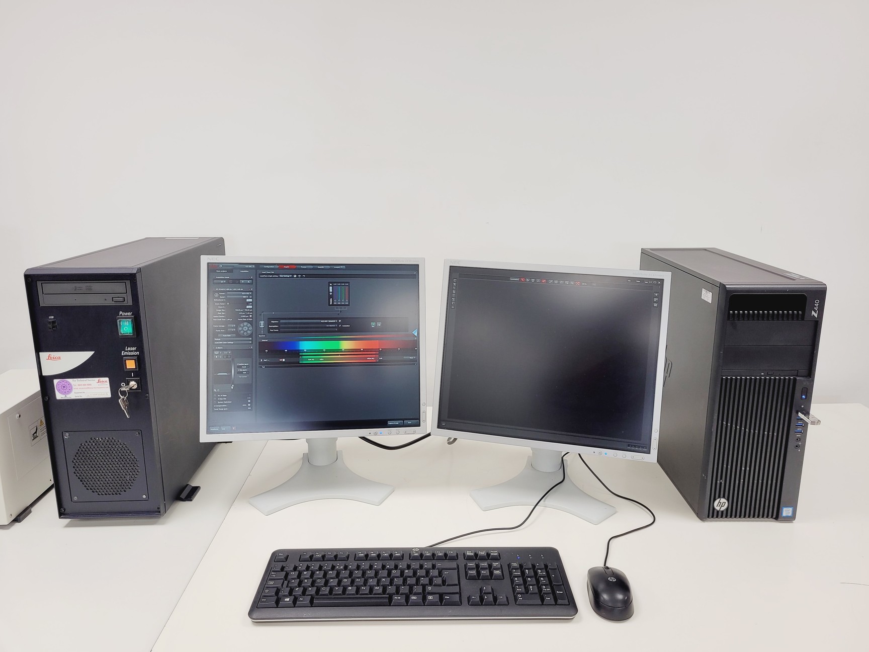 Image of Leica DM2500 Confocal Microscope System w/ Application Suite X Software Lab