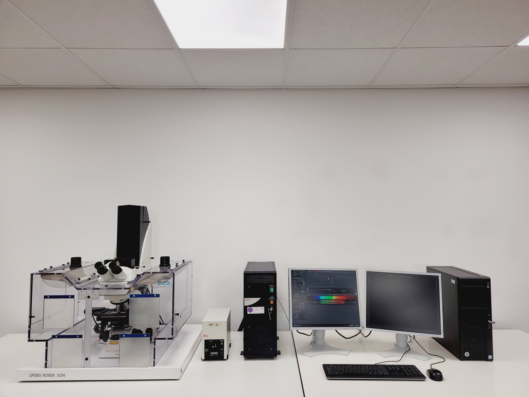 Image of Leica DM2500 Confocal Microscope System w/ Application Suite X Software Lab