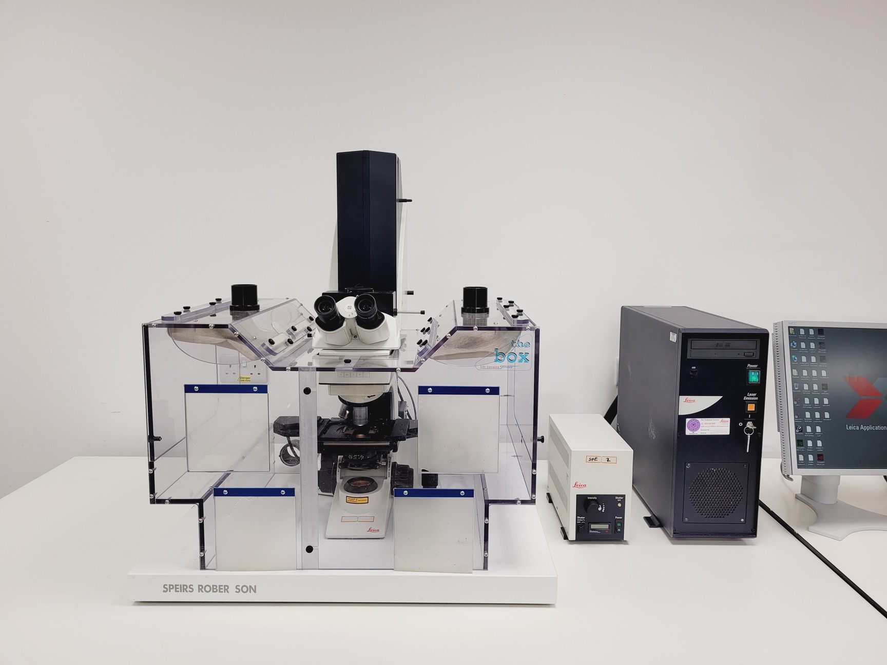 Image of Leica DM2500 Confocal Microscope System w/ Application Suite X Software Lab