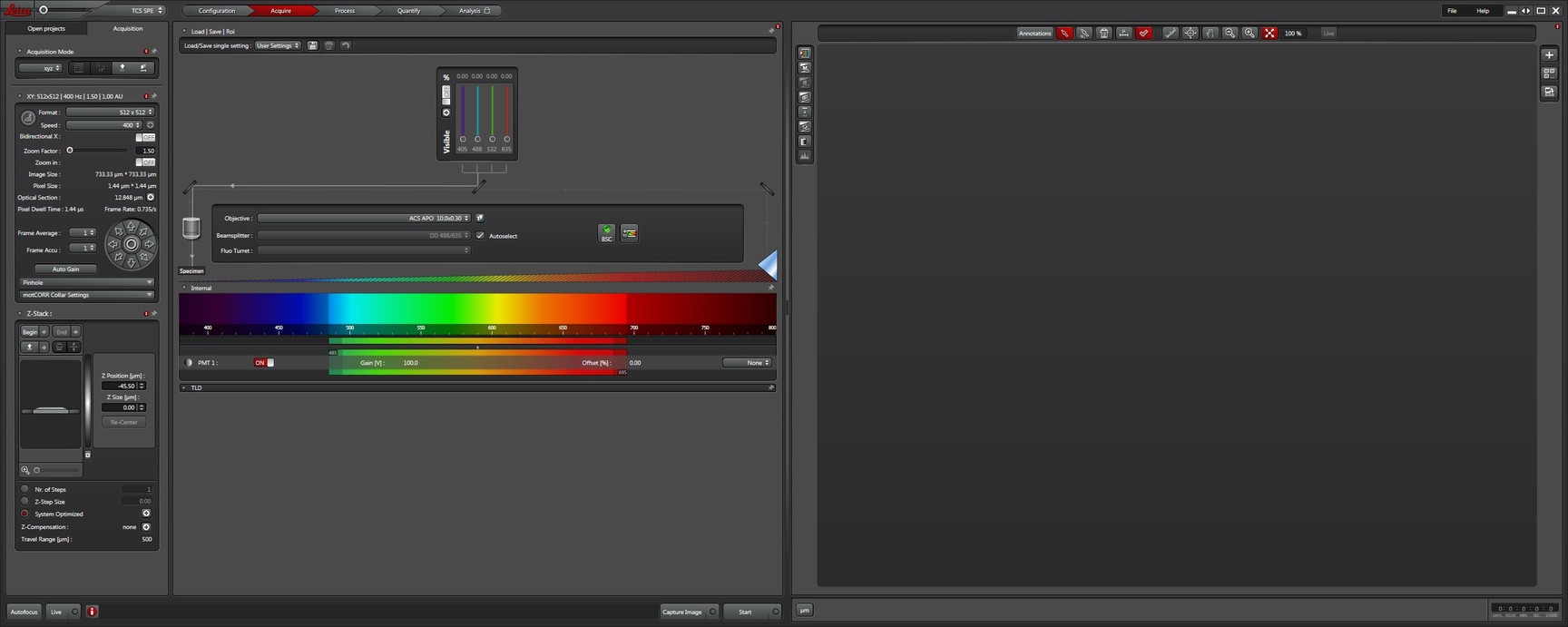 Image of Leica DM2500 Confocal Microscope System w/ Application Suite X Software Lab