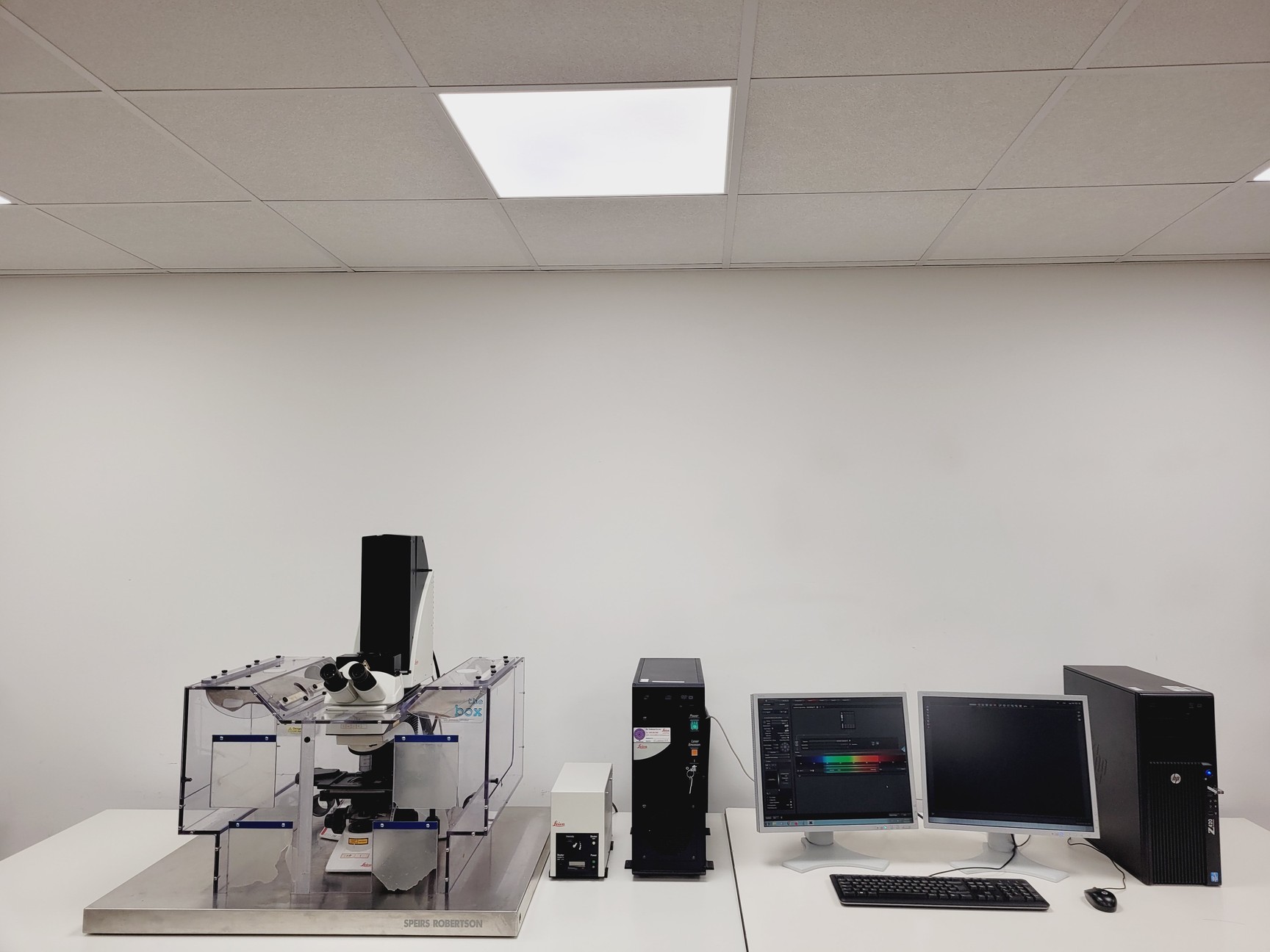 Image of Leica DM2500 Confocal Microscope System w/ Application Suite X Software Lab