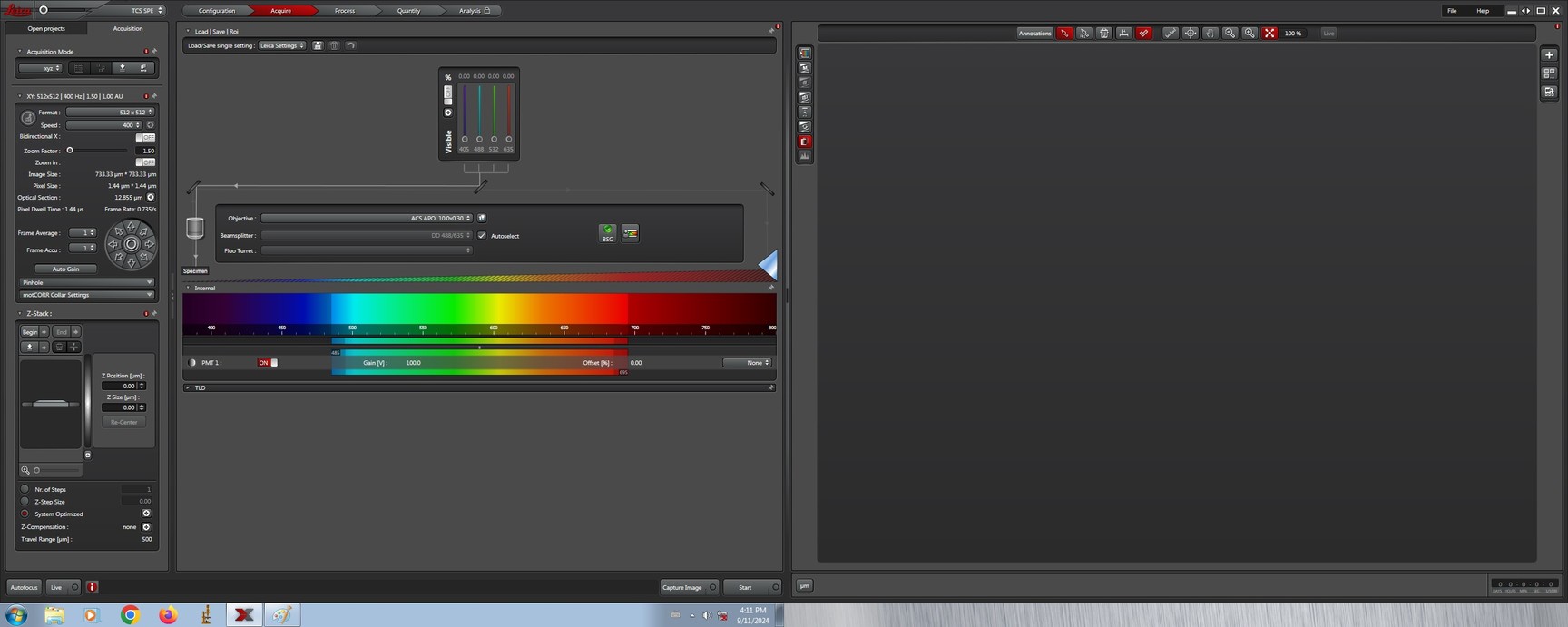 Image of Leica DM2500 Confocal Microscope System w/ Application Suite X Software Lab