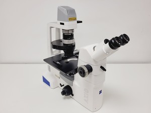 Thumbnail image of Zeiss Axio Vert.A1 FL Inverted Transmitted Light Microscope Lab