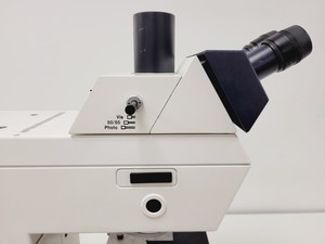 Thumbnail image of Leica Leitz DMRB Type 301-371.010 Trinocular Fluorescence Microscope Lab