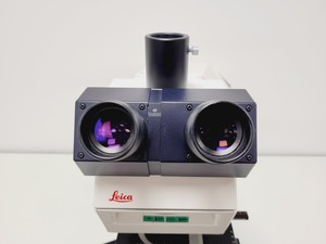 Thumbnail image of Leica Leitz DMRB Type 301-371.010 Trinocular Fluorescence Microscope Lab