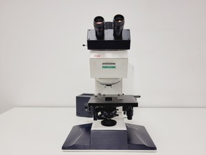 Thumbnail image of Leica Leitz DMRB Type 301-371.010 Trinocular Fluorescence Microscope Lab