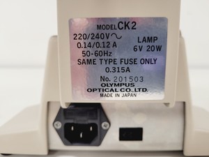 Thumbnail image of Olympus CK2 Inverted Phase Contrast Microscope w/ 4 x Objectives Lab