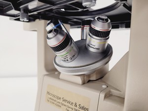Thumbnail image of Olympus CK2 Inverted Phase Contrast Microscope w/ 4 x Objectives Lab