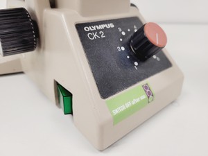 Thumbnail image of Olympus CK2 Inverted Phase Contrast Microscope w/ 4 x Objectives Lab