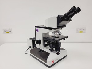 Thumbnail image of Leitz Diaplan 020-437.035 Microscope with Multi-Head Bridge w/4 x Objectives Lab