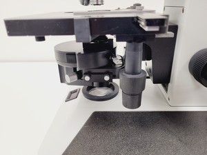 Thumbnail image of Leitz Diaplan 020-437.035 Microscope with Multi-Head Bridge w/4 x Objectives Lab