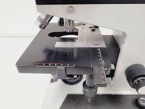 Thumbnail image of Leitz Diaplan 020-437.035 Microscope with Multi-Head Bridge w/4 x Objectives Lab