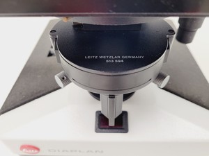 Thumbnail image of Leitz Diaplan 020-437.035 Microscope with Multi-Head Bridge w/4 x Objectives Lab