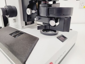 Thumbnail image of Leitz Diaplan 020-437.035 Microscope with Multi-Head Bridge w/4 x Objectives Lab