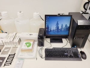 Thumbnail image of Perkin Elmer Janus Liquid Handler Workstation AJM8001/T Varispan 8 System Lab