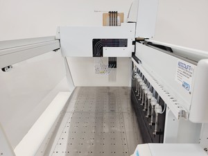 Thumbnail image of Perkin Elmer Janus Liquid Handler Workstation AJM8001/T Varispan 8 System Lab