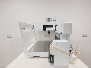 Thumbnail image of Perkin Elmer Janus Liquid Handler Workstation AJM8001/T Varispan 8 System Lab