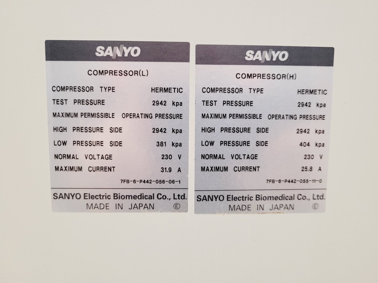 Image of Sanyo VIP Series MDF-U52V ULT Ultra Low Temperature Freezer Lab