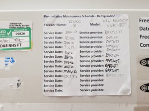 Thumbnail image of New Brunswick U570  ULT Ultra Low Temperature Freezer U570-86G Faulty