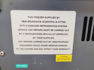 Thumbnail image of New Brunswick U570 ULT Ultra Low Temperature Freezer U570-86G