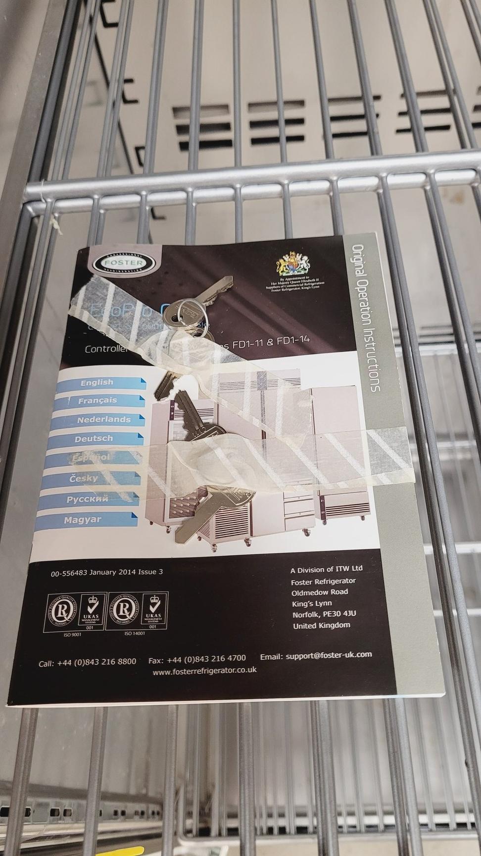 Image of Foster EP1440G Double Door Laboratory Refrigerator 1350L Lab